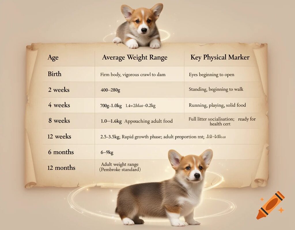 Puppy Growth Milestones. Weight gain is the most reliable single indicator of neonatal and early puppy health. Growth charts provide a visual framework for identifying deviations before they become crises.