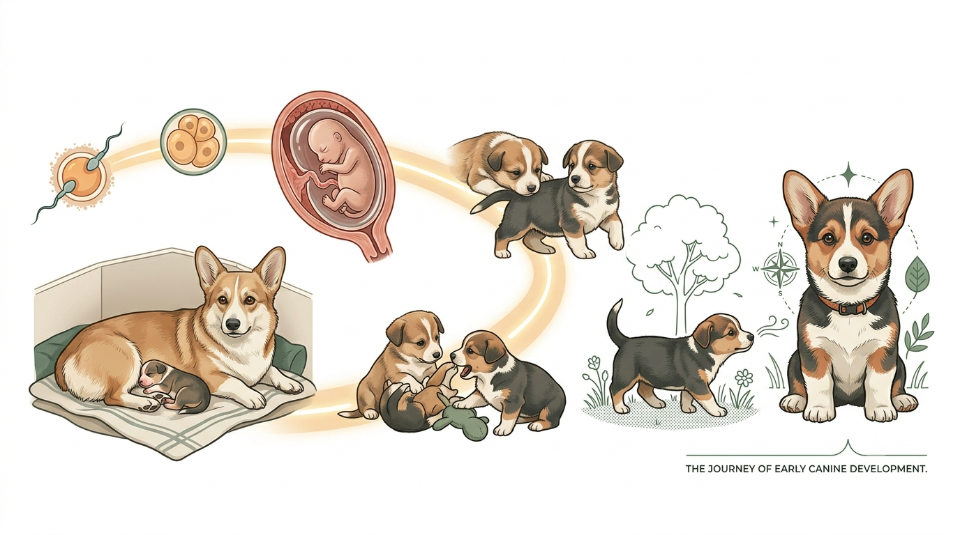 Puppy Development Stages.