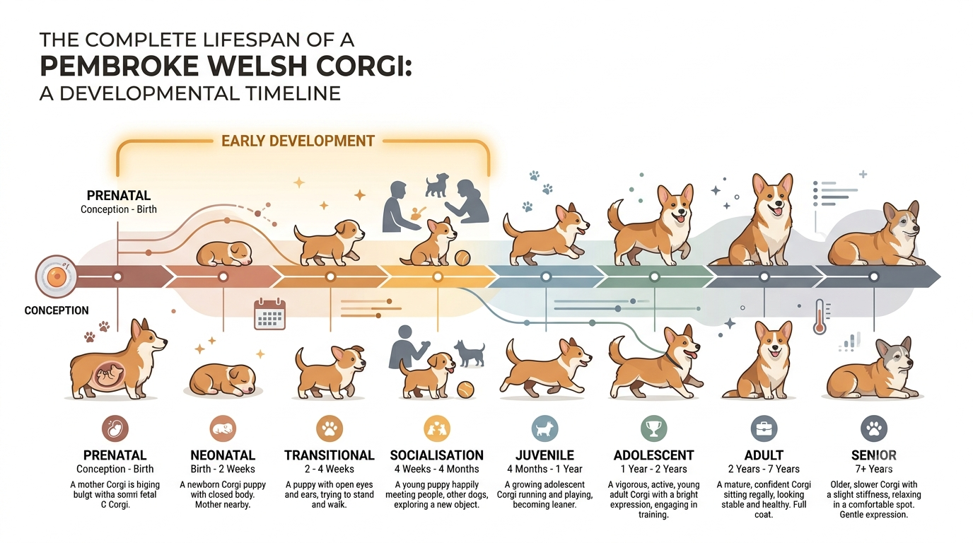 Puppy Development Stages.