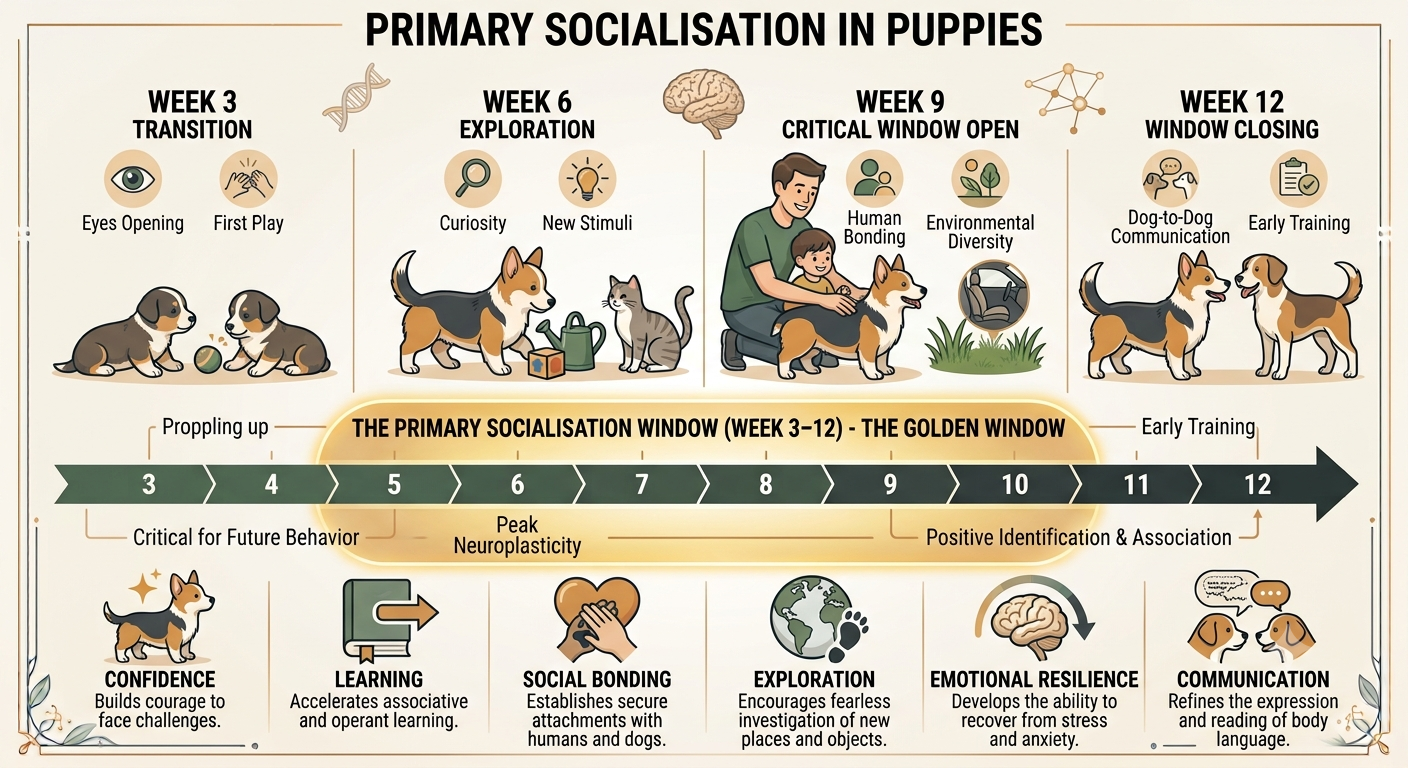 Puppy Development Stages.