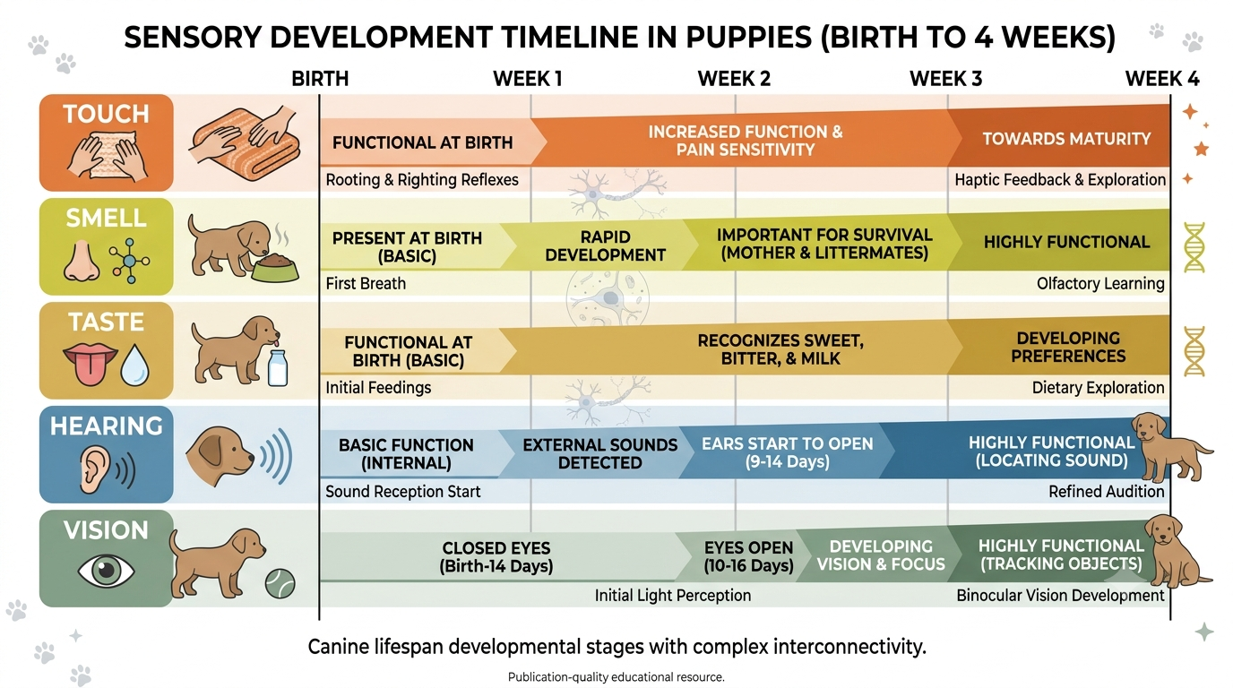 Puppy Development Stages.